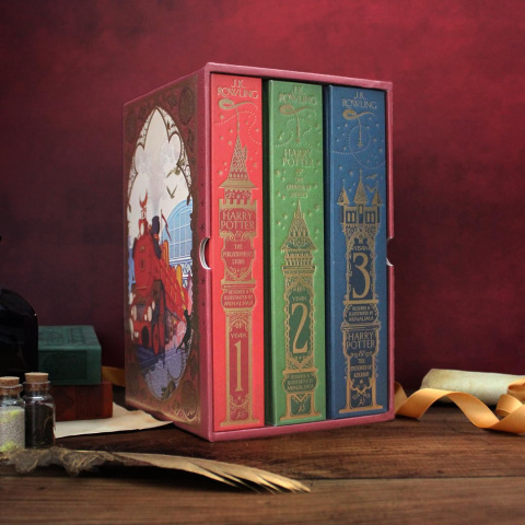 Harry Potter 1-3 BOX - wydanie specjalne po angielsku. MinaLima Edition