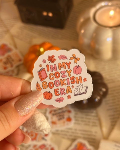 Naklejka - In my cozy bookish era