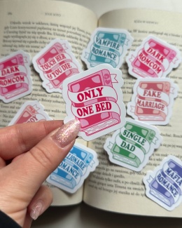 Naklejki book tropes - zestaw 5 sztuk