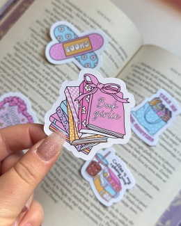 Naklejki book lovers - zestaw 5 sztuk